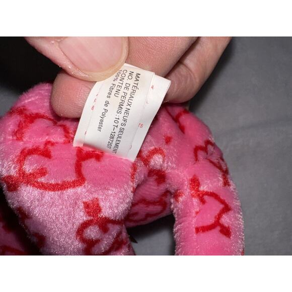 Ty Beanie Babies Hallmark Heartley Valentine's Day Bear Hearts Stuffed Plush - Picture 9 of 12
